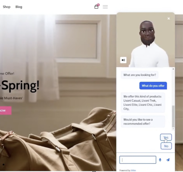 Improve your webpage results with Virtual Being as your 24/7 Website Assistant